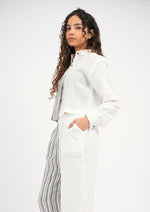 Statement Stripe One-Sided Linen Co-Ord