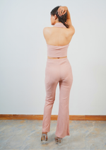 Modern Coord Set with Halter Neck and Sleek Fit